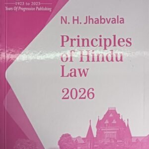 Principles of Hindu Law -   N.H. Jhabvala for SEM-III of 3 Year LL.B or Sem-VII of 5 Year B.L.S. LL.B | As per Mumbai University Syllabus