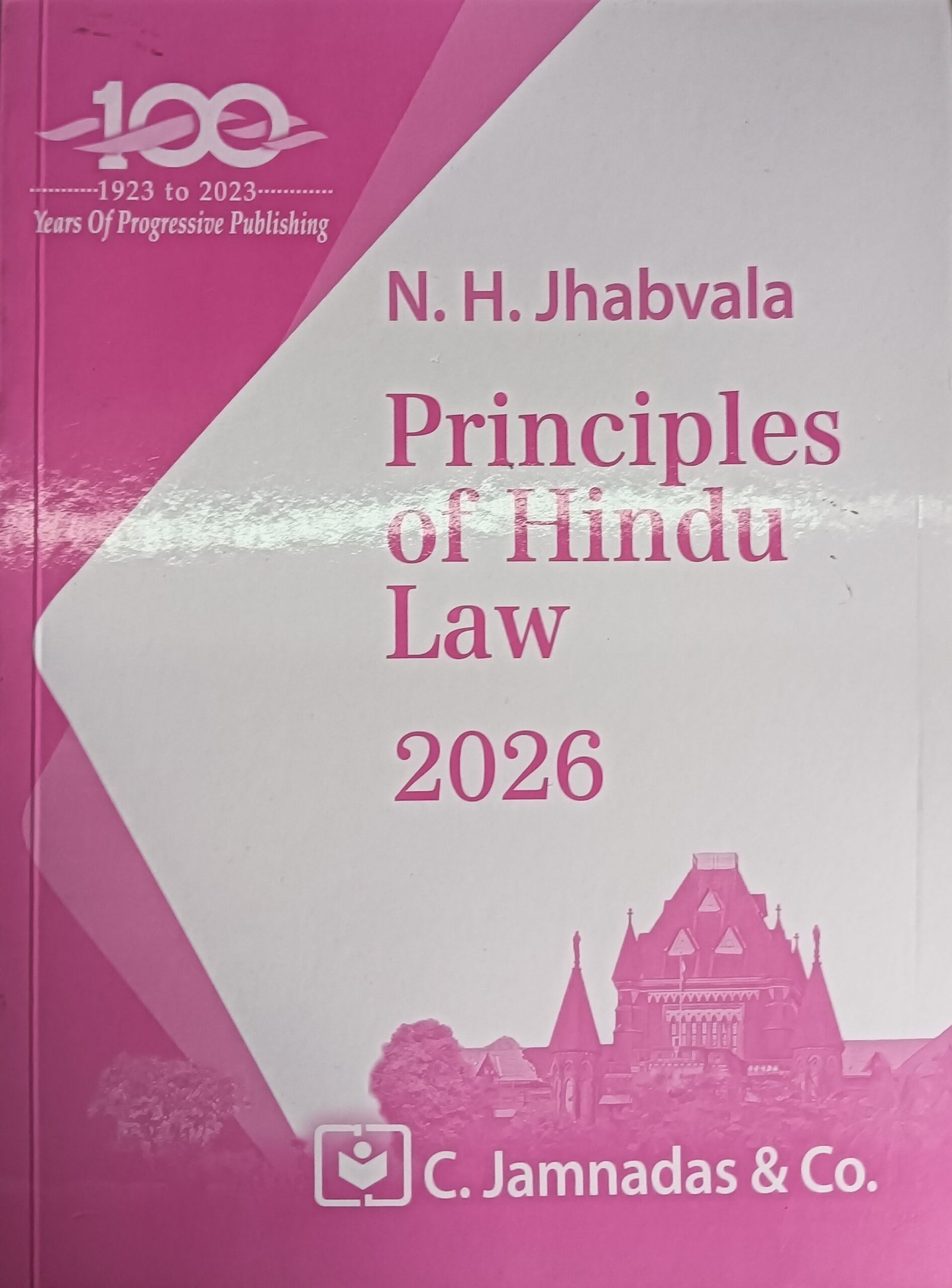 Principles of Hindu Law - N.H. Jhabvala for SEM-III of 3 Year LL.B or Sem-VII of 5 Year B.L.S. LL.B | As per Mumbai University Syllabus